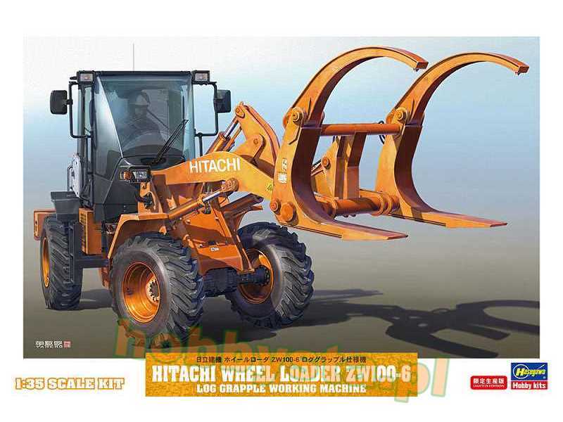 Hitachi Wheel Loader Zw100-6 Log Grapple Working Machine - image 1