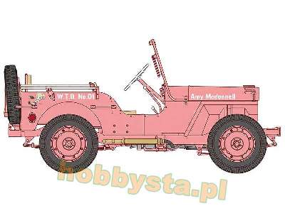 52156 Wild Egg Girls No.01 1/4 Ton 4x4 Utility Truck Amy Mcdonne - image 2