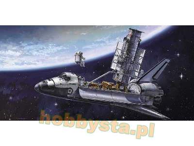 52255 Hubble Space Telescope & Space Shuttle Orbiter W/Astronaut - image 4
