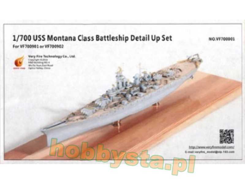 USS Montana Class Battleship Detail Up Set - 700901, 700903 - image 1