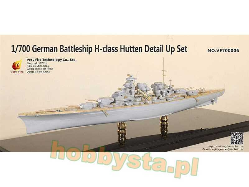 German Battleship H-class Hutten Detail Up Set Very Fire 700903 - image 1
