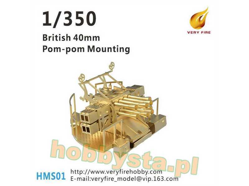 British 40mm Pom-pom Mounting (4 Units) - image 1