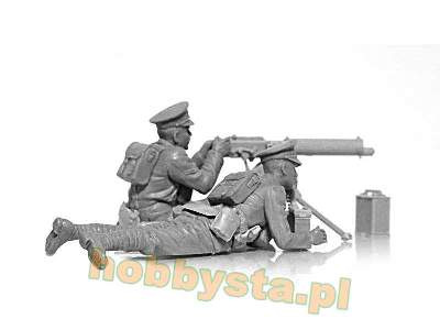 WWI British Vickers MG Crew (Vickers MG & 2 figures) - image 4