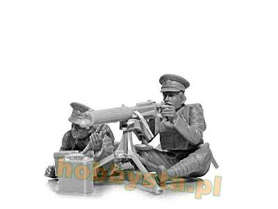 WWI British Vickers MG Crew (Vickers MG & 2 figures) - image 5