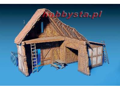 Shed With Wooden Fence - image 14
