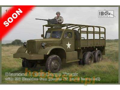 Diamond T 968 Cargo Truck with M2 Machine Gun  - image 1