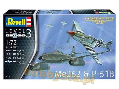 Messerschmitt Me262 - P-51B Mustang - Combat Set - image 1