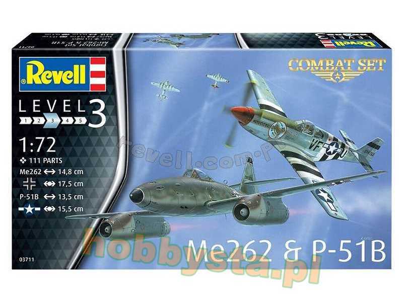 Messerschmitt Me262 - P-51B Mustang - Combat Set - image 1