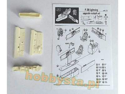 P-38 upgrade cockpit resin set  - image 2