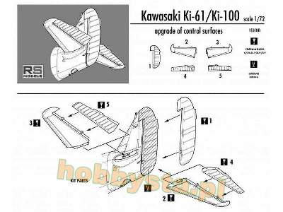 Upgrade of control sufraces for Kawasaki Ki-61/Ki-100 - image 2