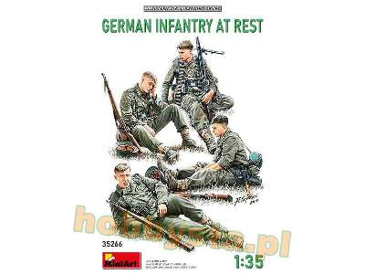 German Infantry At Rest - image 1