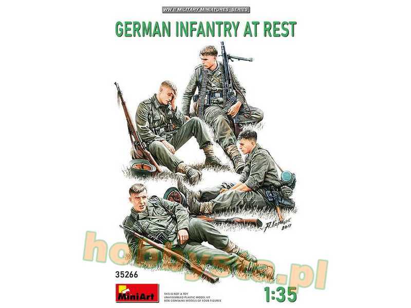 German Infantry At Rest - image 1