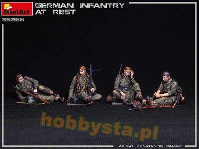 German Infantry At Rest - image 10