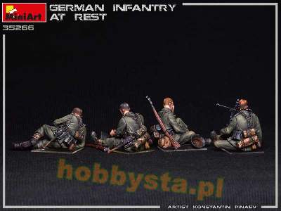 German Infantry At Rest - image 11