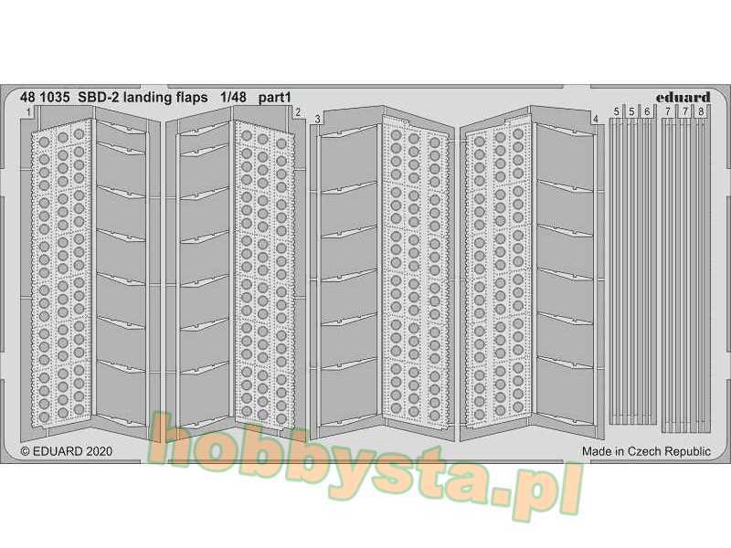 SBD-2 landing flaps 1/48 - image 1