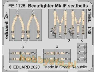 Beaufighter Mk. IF seatbelts STEEL 1/48 - image 1