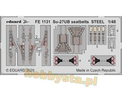 Su-27UB seatbelts STEEL 1/48 - image 1