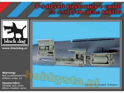 F-14d Left Electronics + Canon For Amk - image 1