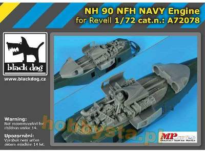 Nh-90 Nfh Navy Engine For Revell - image 1