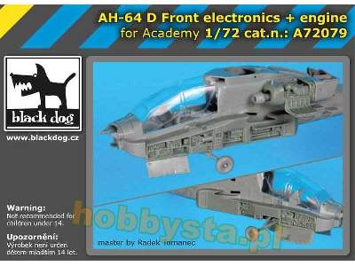 Ah-64 D Front Electronics + Engine For Academy - image 1