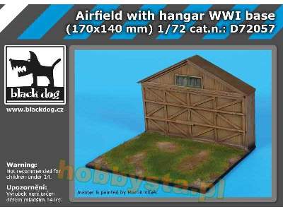 Airfield With Hangar WW I Base - image 1