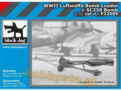 WWii Luft.Bomb Loader +sc250 Bomb - image 1