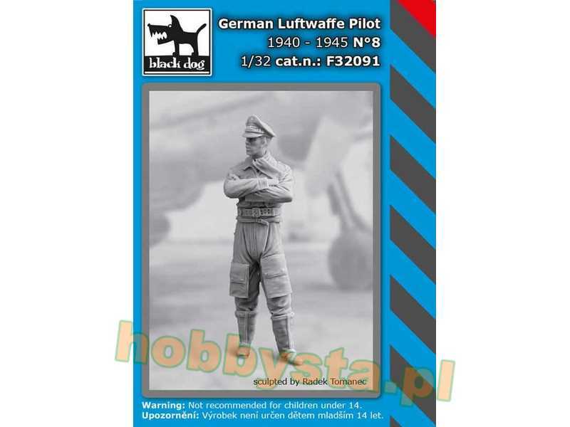 WWii German Luftwaffe Pilot N°8 1940-45 - image 1 WWii German Luftwaffe Pilot N°8 1940-45 - image 1