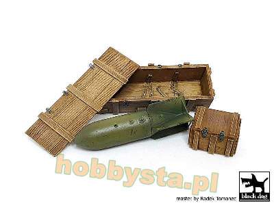 WW Ii Luftwaffe Bomb Sc 250 + Crate Box N°1 - image 2