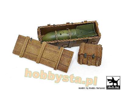 WW Ii Luftwaffe Bombs Sc 250 + Crate Box N°2 - image 2