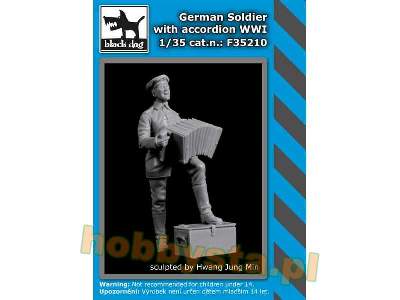 German Soldier With Accordion WWi - image 1
