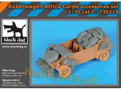Kübelwagen Africa Corps Accessories Set For Tamiya - image 1
