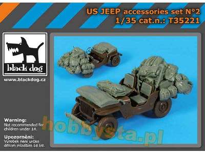 US Jeep Accessories Set For Tamiya - image 1