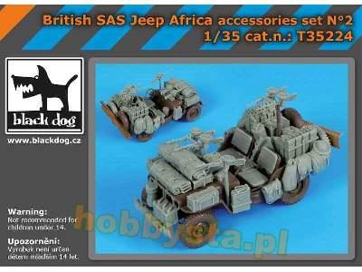 British Sas Jeep Africa Accessories Set For Tamiya - image 1