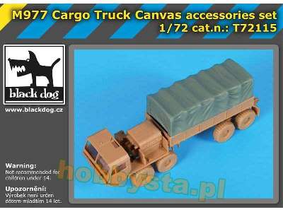 M 977 Cargo Truck Canvas Accessories Set For Academy - image 1