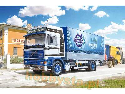 VOLVO F16 Globetrotter Canvas Truck with elevator - image 1