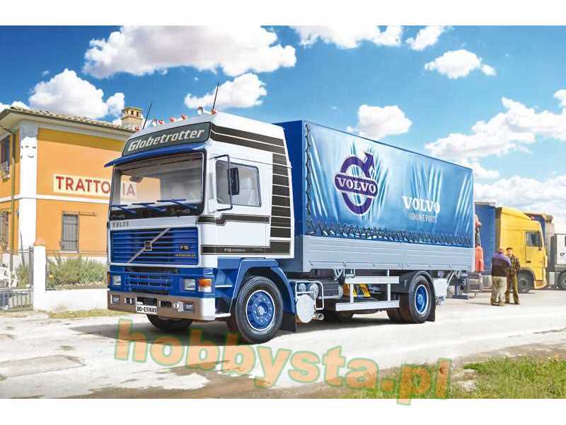 VOLVO F16 Globetrotter Canvas Truck with elevator - image 1
