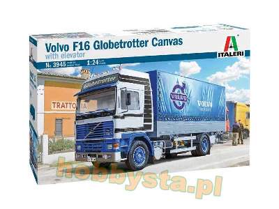 VOLVO F16 Globetrotter Canvas Truck with elevator - image 2