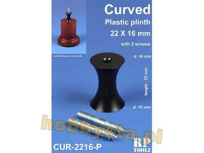 Curved Plastic Plinth 22x16 mm - image 1