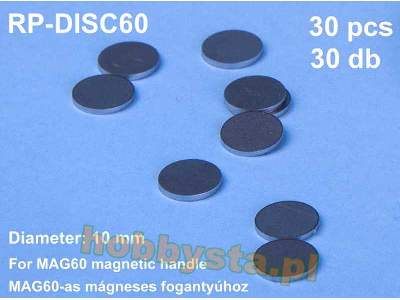 10 mm Steel Discs 30 Pcs - image 1