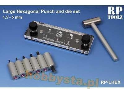 Large Hexagonal Punch And Die Set - image 1