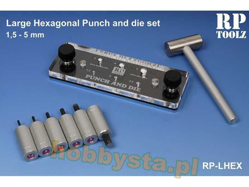 Large Hexagonal Punch And Die Set - image 1