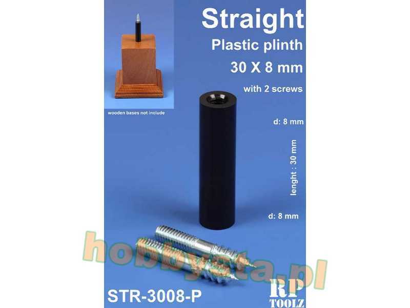 Straight Plastic Plinth 30x8 mm - image 1