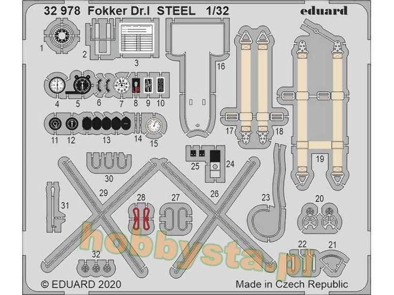 Fokker Dr. I STEEL 1/32 - Meng - image 1