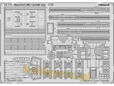 Beaufort Mk. I bomb bay 1/72 - image 1
