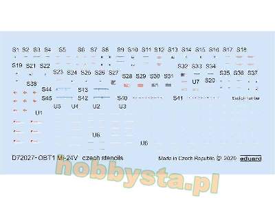 Mi-24V stencils Czech 1/72 - image 1