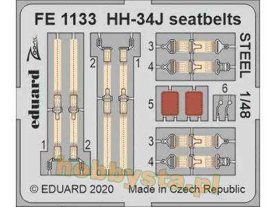 HH-34J seatbelts STEEL 1/48 - Trumpeter - image 1