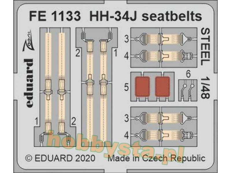 HH-34J seatbelts STEEL 1/48 - Trumpeter - image 1 HH-34J seatbelts STEEL 1/48 - Trumpeter - image 1