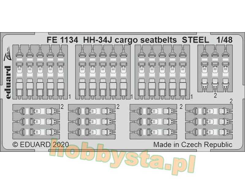 HH-34J cargo seatbelts STEEL 1/48 - image 1