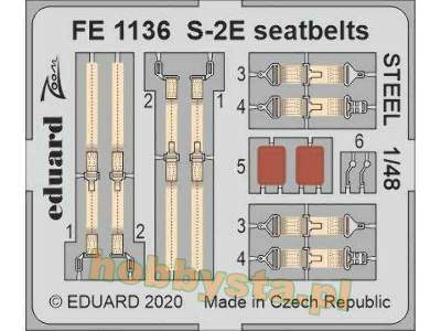 S-2E seatbelts STEEL 1/48 - image 1