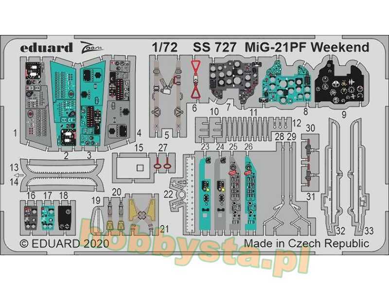 MiG-21PF Weekend 1/72 - image 1